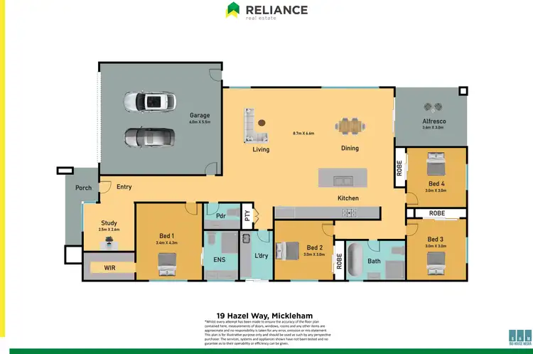 Floorplan of Homely house listing, 19 Hazel Way, Mickleham VIC 3064