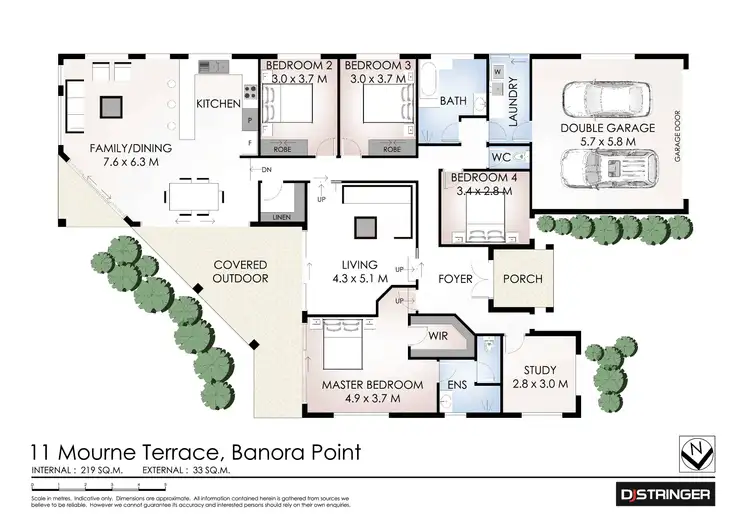 Floorplan of Homely house listing, 11 Mourne Terrace, Banora Point NSW 2486
