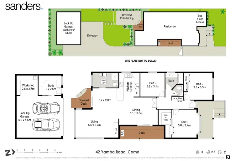 Floorplan of Homely house listing, 42 Yamba Road, Como NSW 2226