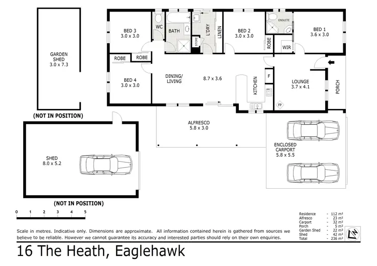Floorplan of Homely house listing, 16 The Heath, Eaglehawk VIC 3556