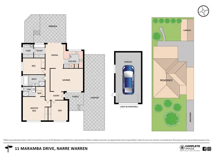 Floorplan of Homely house listing, 11 Maramba Drive, Narre Warren VIC 3805