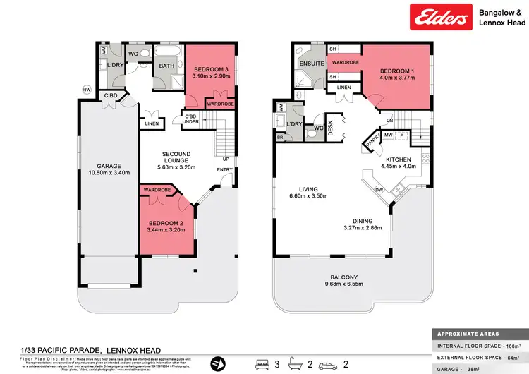 Floorplan of Homely house listing, 1/33 Pacific Parade, Lennox Head NSW 2478