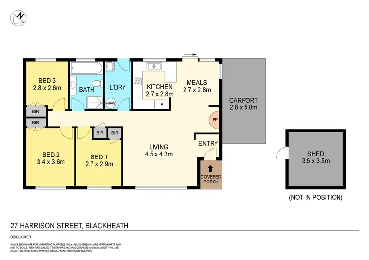 Floorplan of Homely house listing, 27 Harrison Street, Blackheath NSW 2785