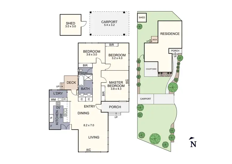Floorplan of Homely house listing, 691 Mt Dandenong Road, Kilsyth VIC 3137