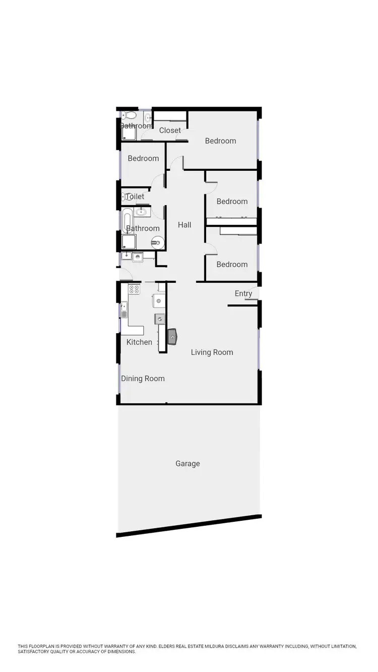 Floorplan of Homely house listing, 10 Elizabeth Avenue, Mildura VIC 3500