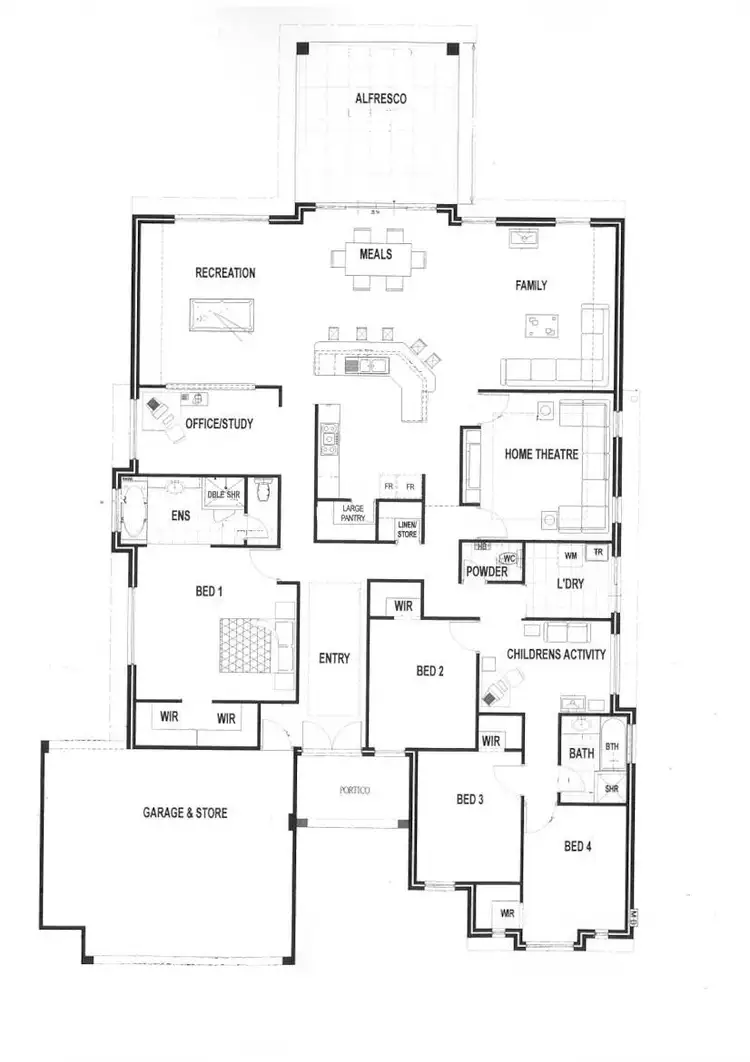 Floorplan of Homely house listing, 22 Birmingham Parade, Piara Waters WA 6112