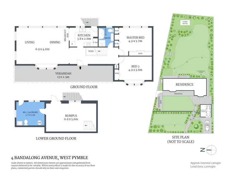 Floorplan of Homely house listing, 4 Bandalong Avenue, West Pymble NSW 2073