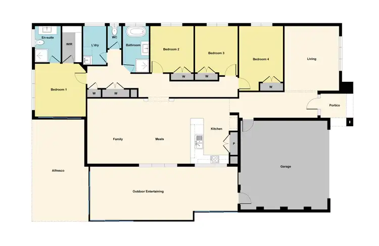 Floorplan of Homely house listing, 12 Namron Court, Miners Rest VIC 3352