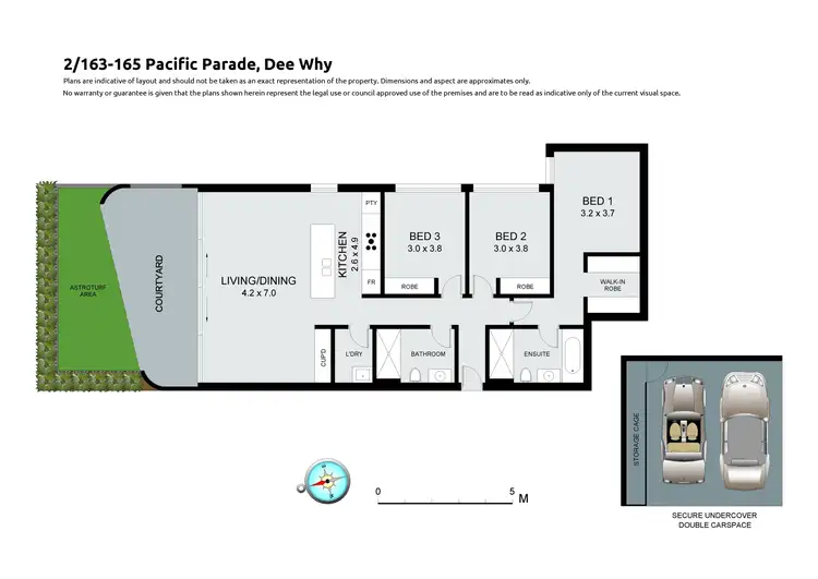 Floorplan of Homely apartment listing, 2/163-165 Pacific Parade, Dee Why NSW 2099
