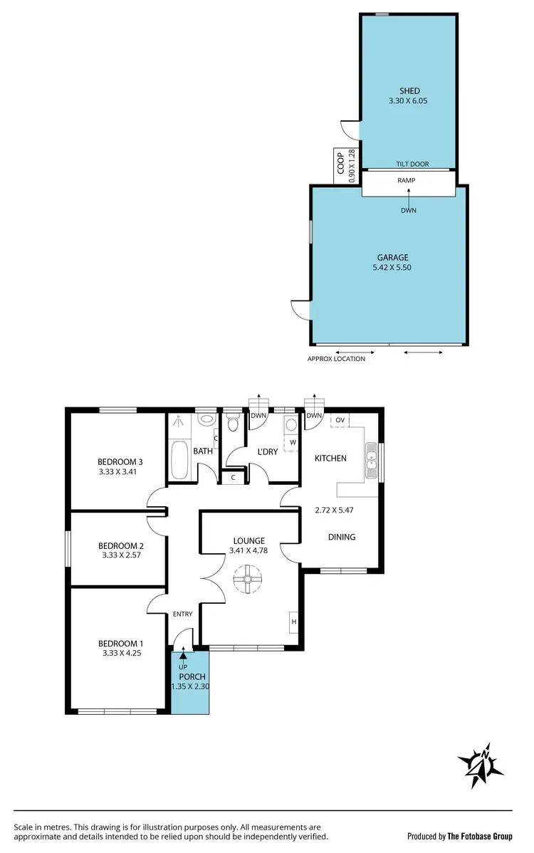 Floorplan of Homely house listing, 91 Benny Avenue, Port Noarlunga SA 5167
