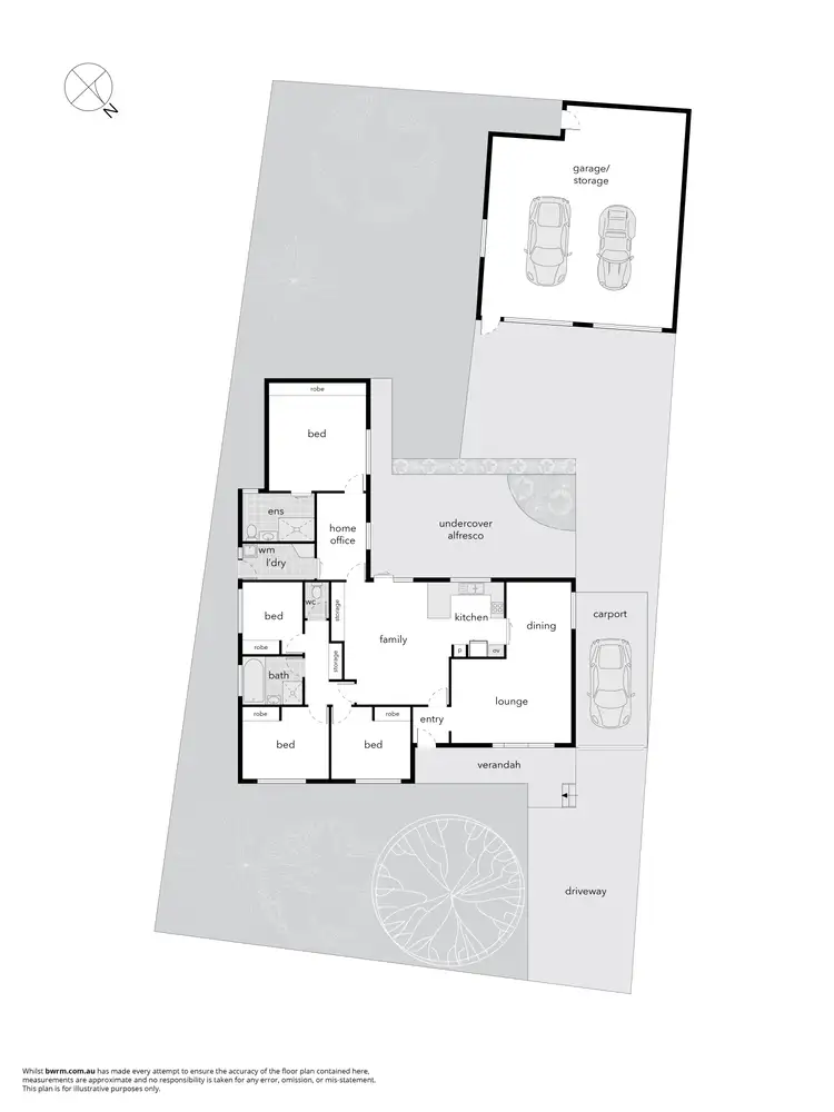 Floorplan of Homely house listing, 20 McKinley Circuit, Calwell ACT 2905