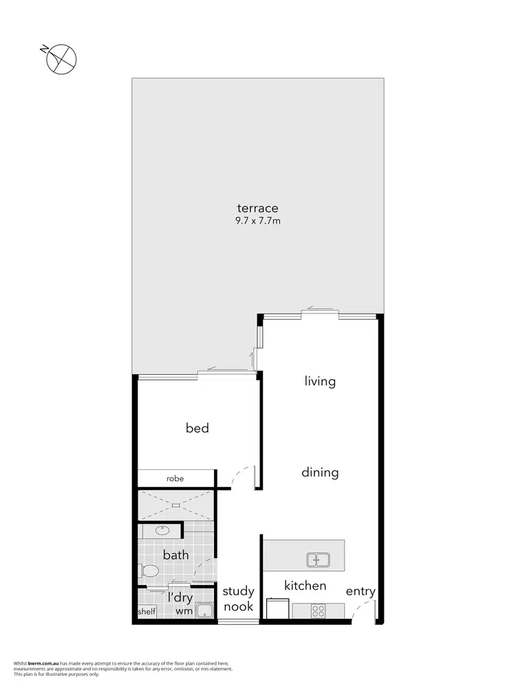 Floorplan of Homely apartment listing, 4/27 Eastlake Parade, Kingston ACT 2604