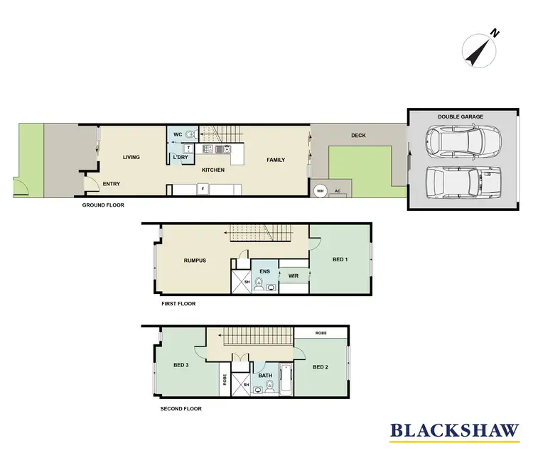 Floorplan of Homely townhouse listing, 50/124 John Gorton Drive, Coombs ACT 2611