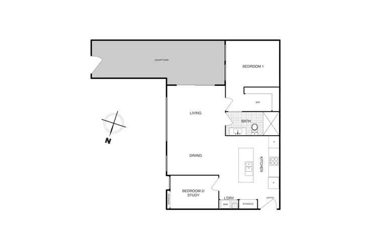 Floorplan of Homely apartment listing, 3/20 De Burgh Street, Lyneham ACT 2602