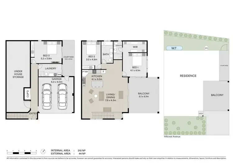 Floorplan of Homely townhouse listing, 2/52 Hillcrest Avenue, Goonellabah NSW 2480