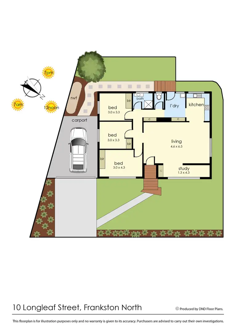 Floorplan of Homely house listing, 10 Longleaf Street, Frankston North VIC 3200