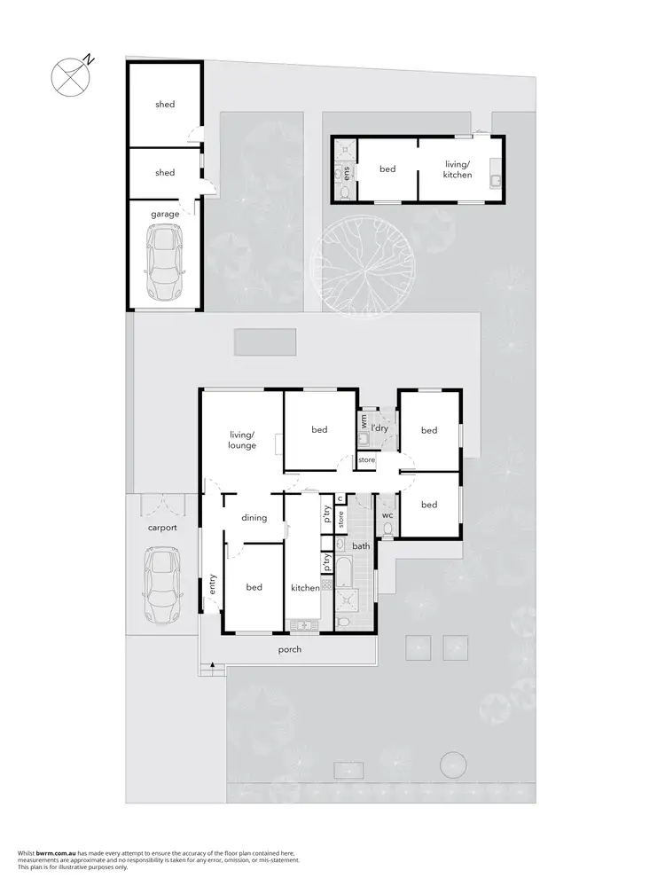 Floorplan of Homely house listing, 161 Majura Avenue, Dickson ACT 2602