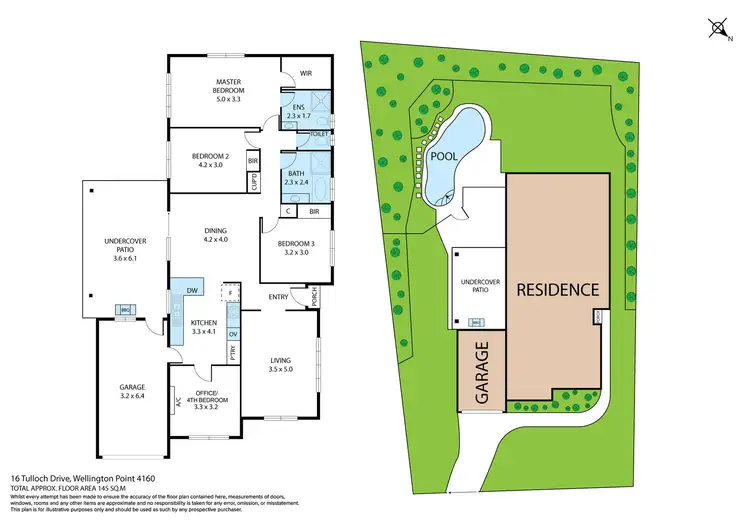 Floorplan of Homely house listing, 16 Tulloch Drive, Wellington Point QLD 4160