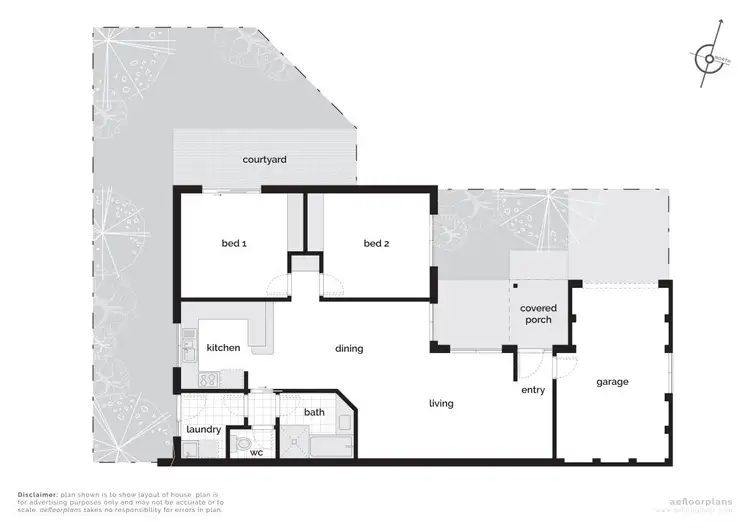 Floorplan of Homely townhouse listing, 10/35 Crisp Circuit, Bruce ACT 2617