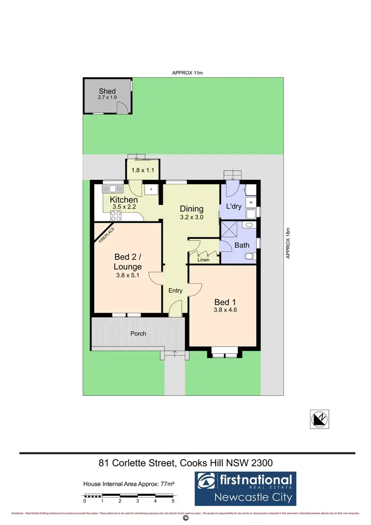 Floorplan of Homely house listing, 81 Corlette Street, Cooks Hill NSW 2300