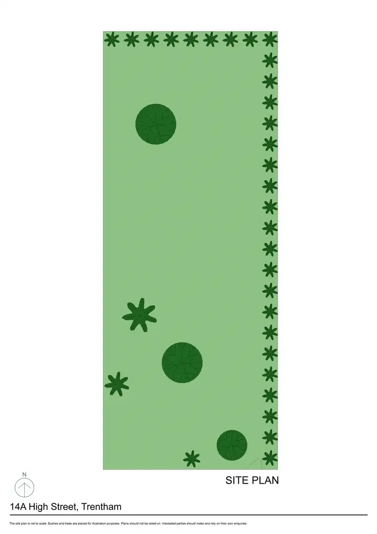 Floorplan of Homely land listing, 14A High Street, Trentham VIC 3458