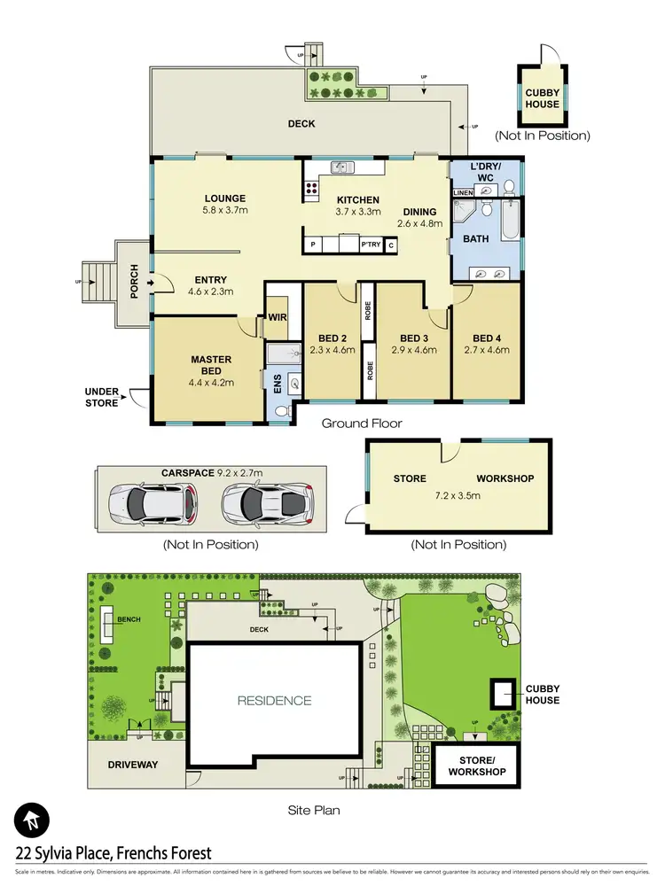 Floorplan of Homely house listing, 22 Sylvia Place, Frenchs Forest NSW 2086