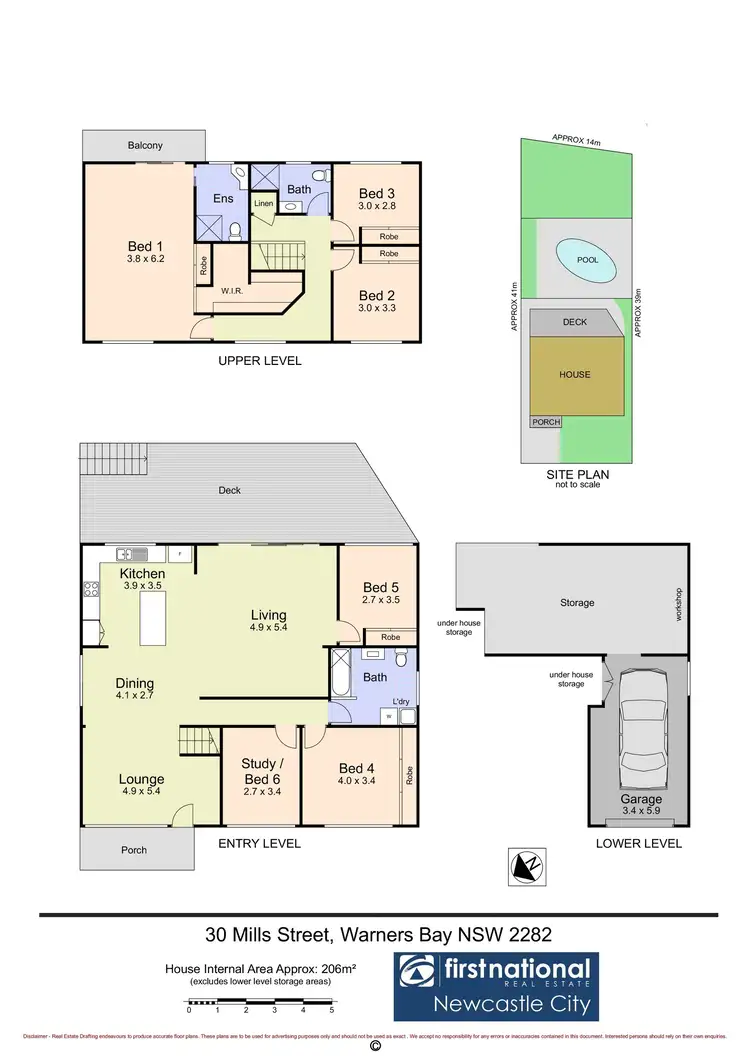 Floorplan of Homely house listing, 30 Mills Street, Warners Bay NSW 2282