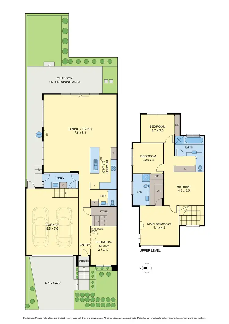 Floorplan of Homely townhouse listing, 72A Bradshaw Street, Essendon VIC 3040