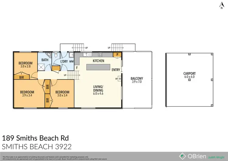 Floorplan of Homely house listing, 189 Smiths Beach Road, Smiths Beach VIC 3922