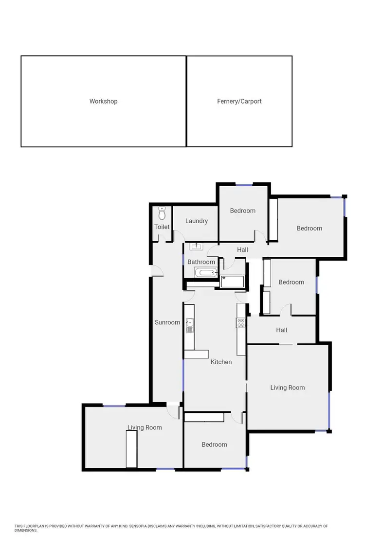 Floorplan of Homely house listing, 1-3 McLennan Street, Marnoo VIC 3387