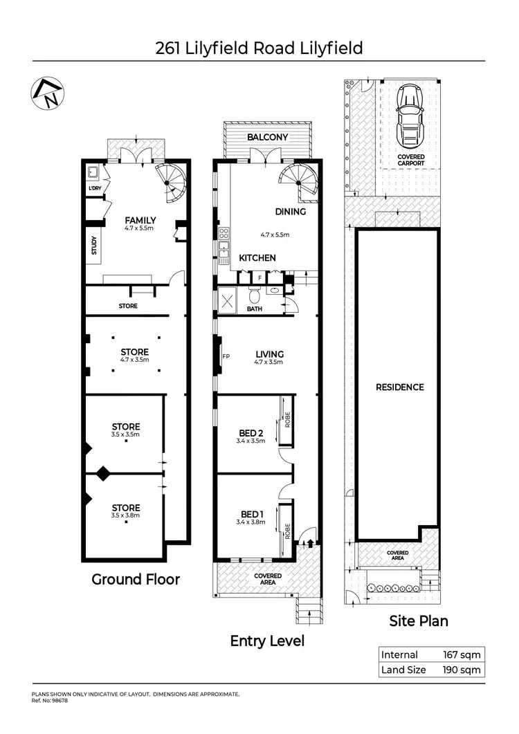 Floorplan of Homely house listing, 261 Lilyfield Road, Lilyfield NSW 2040