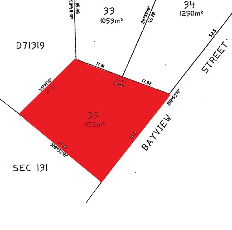 Floorplan of Homely land listing, 2 Bayview Street, Ceduna SA 5690