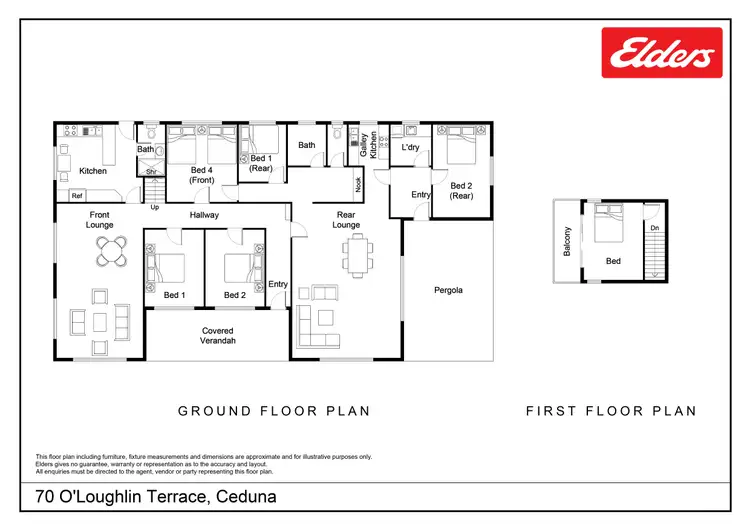 Floorplan of Homely house listing, 70 & 70A O'Loughlin Street, Ceduna SA 5690