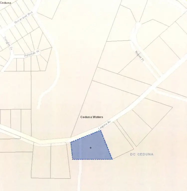 Floorplan of Homely land listing, 11 Laguna Avenue, Ceduna Waters SA 5690