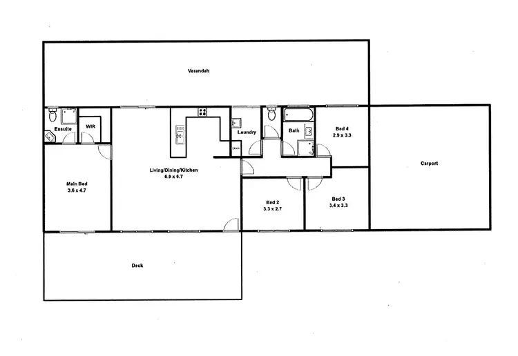 Floorplan of Homely house listing, 27 Laguna Avenue, Ceduna Waters SA 5690