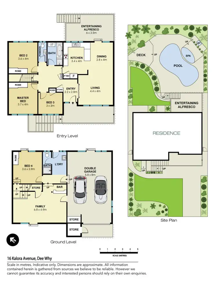 Floorplan of Homely house listing, 16 Kalora Avenue, Dee Why NSW 2099