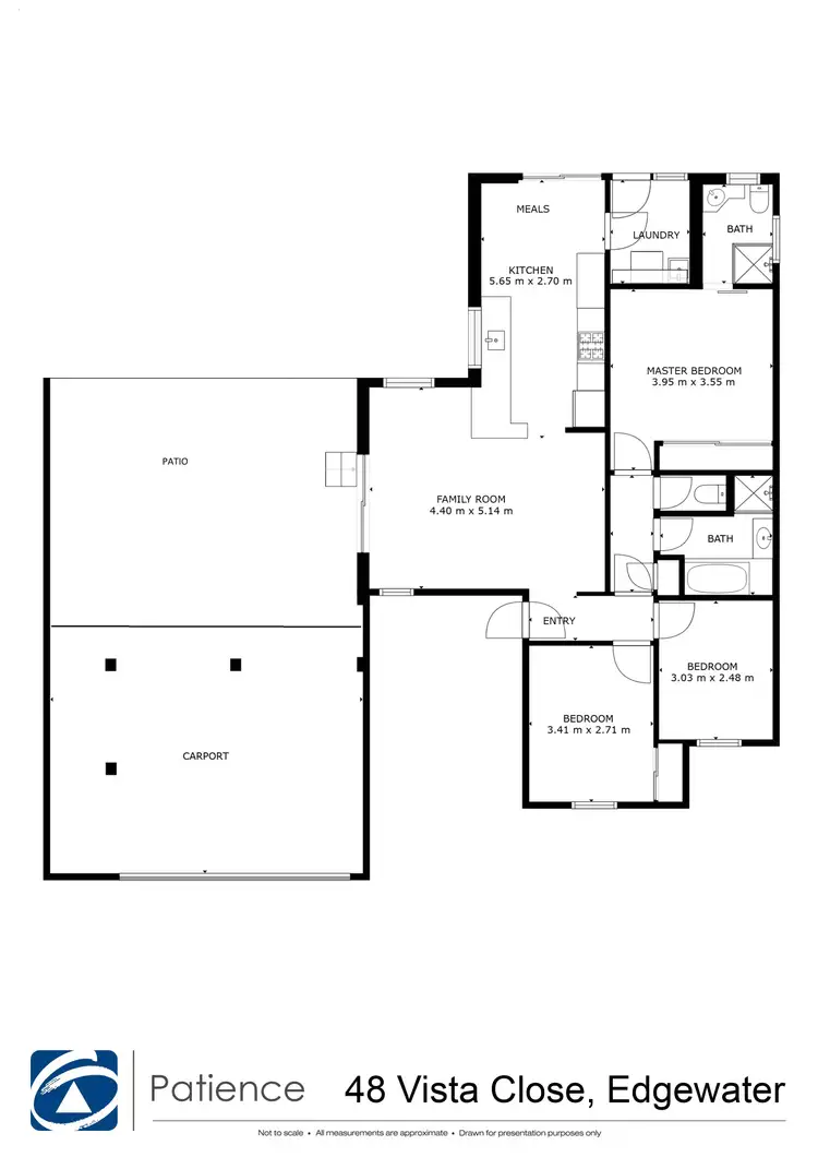 Floorplan of Homely house listing, 48 Vista Close, Edgewater WA 6027