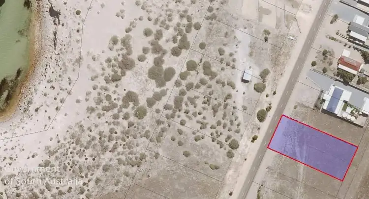 Floorplan of Homely land listing, LOT 109, 105 Bosanquet Boulevard, Ceduna Waters SA 5690