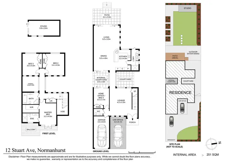 Floorplan of Homely semi-detached listing, 12 Stuart Avenue, Normanhurst NSW 2076
