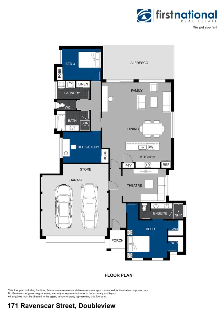 Floorplan of Homely house listing, 171 Ravenscar Street, Doubleview WA 6018