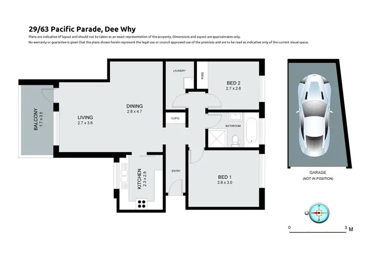 Floorplan of Homely apartment listing, 29/63 Pacific Parade, Dee Why NSW 2099