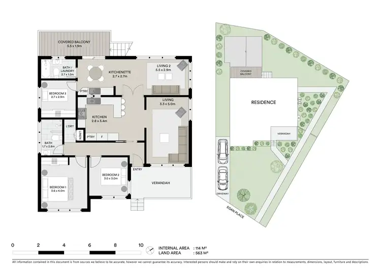 Floorplan of Homely house listing, 14 Egan Place, Beacon Hill NSW 2100