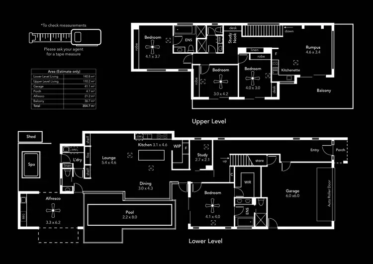 Floorplan of Homely house listing, 19A Lexington Road, Henley Beach South SA 5022