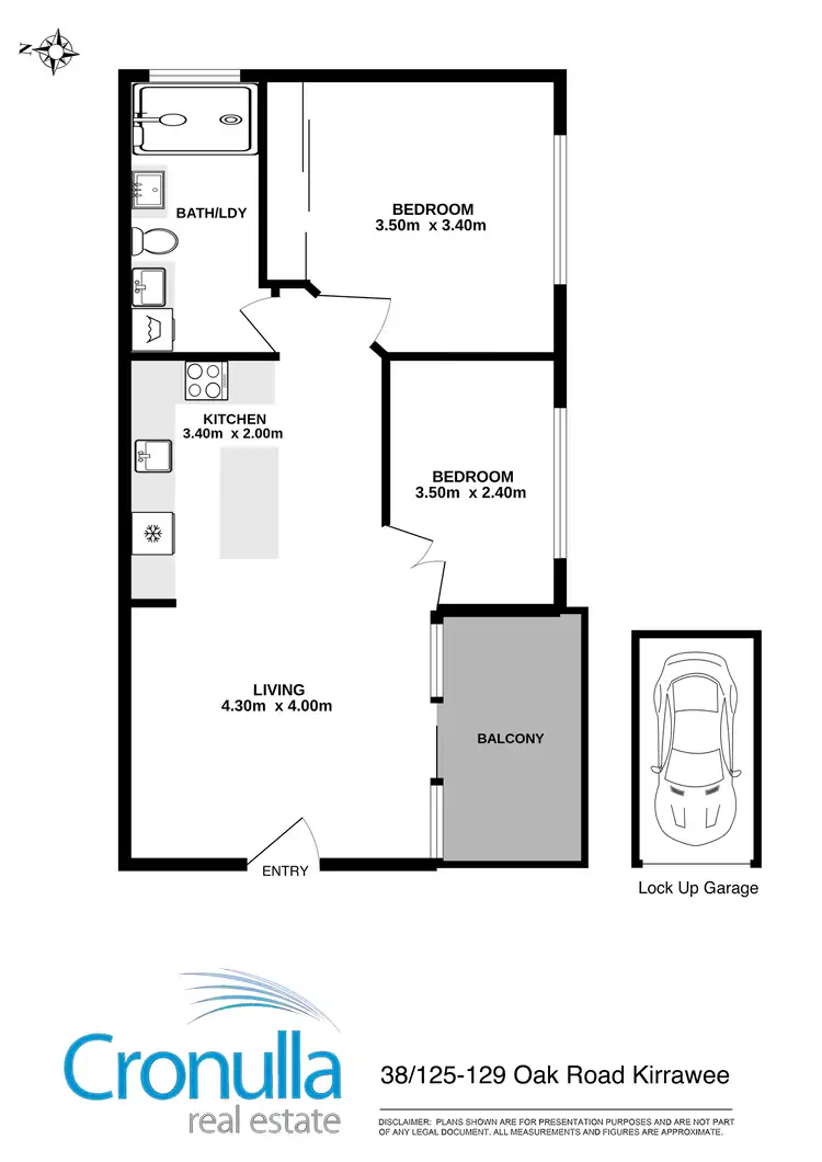 Floorplan of Homely unit listing, 38/125 Oak Road, Kirrawee NSW 2232