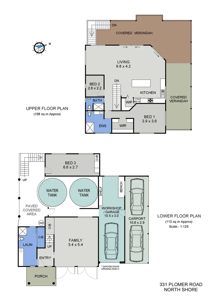 Floorplan of Homely house listing, 331 Plomer Road, North Shore NSW 2444
