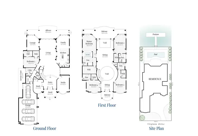 Floorplan of Homely house listing, 2615 Virginia Drive, Hope Island QLD 4212