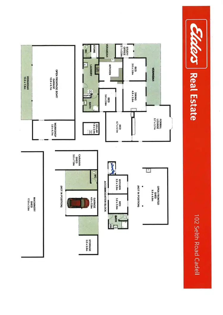 Floorplan of Homely house listing, 102 Selth Road, Cadell SA 5321