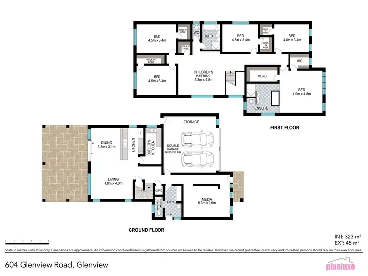 Floorplan of Homely house listing, 604 Glenview Road, Glenview QLD 4553