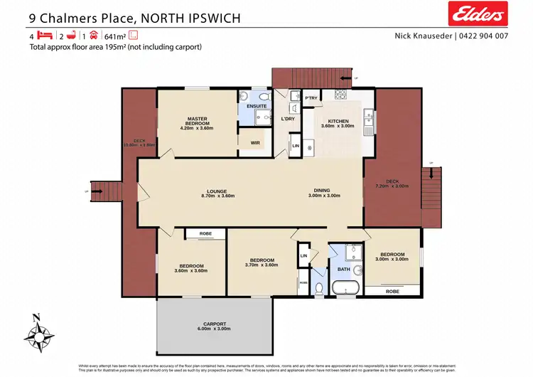 Floorplan of Homely house listing, 9 Chalmers Place, North Ipswich QLD 4305