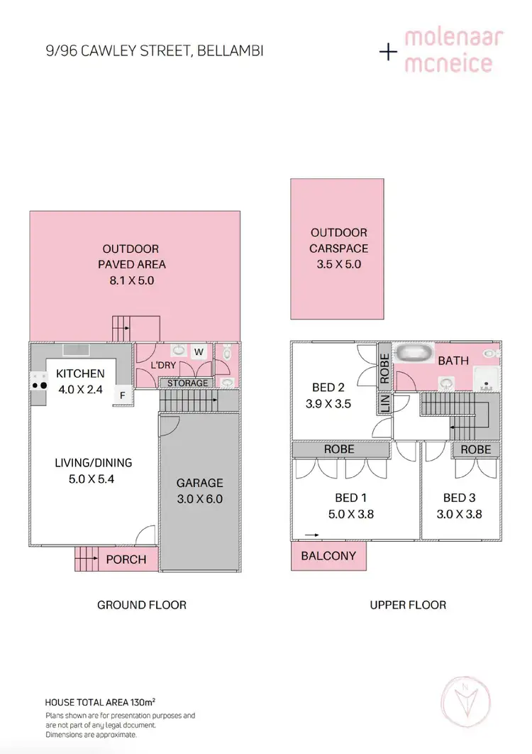 Floorplan of Homely townhouse listing, 9/96-98 Cawley Street, Bellambi NSW 2518